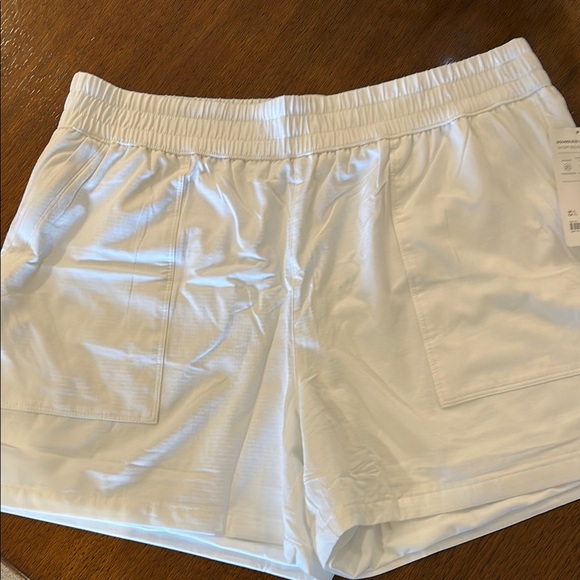 Athleta White Athletic Shorts - Picture 2 of 6